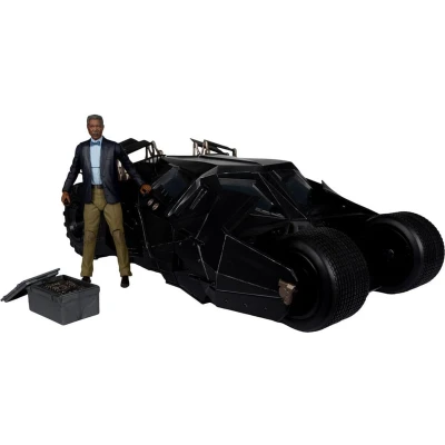 Afbeelding van DC Multiverse Vehicle Tumbler with Lucuis Fox (The Dark Knight) (Gold Label)