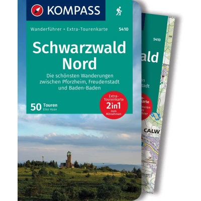 Afbeelding van KOMPASS Wanderführer 5410 Schwarzwald Nord Wandelgids