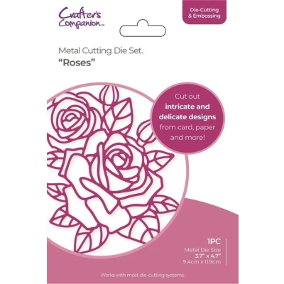 Afbeelding van Gemini Elements Large Floral Outline snijmal Roses