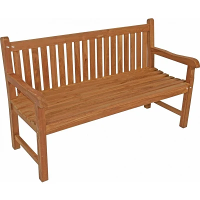 Afbeelding van Lesli Tuinbank Teak Rechte Rug 150 Cm