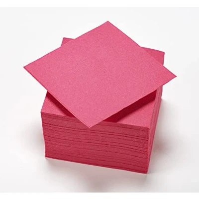 Afbeelding van LE NAPPAGE ARTS DE LA TABLE 50 microwafelservetten, 24 x 25 cm, 2 V, 100% natuur, fuchsia FSC