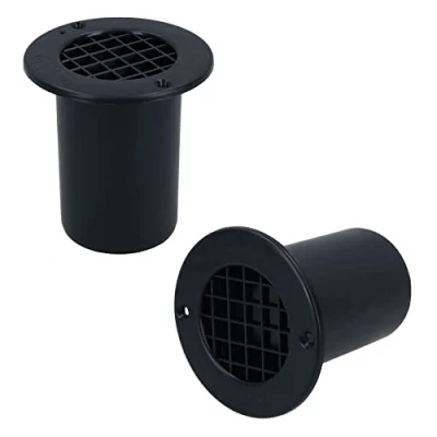 Afbeelding van AB Tools 2 stuks vloerventilatieroosters 75 mm voor caravans, bestelwagens