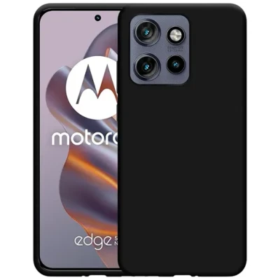 Afbeelding van Just in Case TPU Back Cover Zwart Motorola Edge 50 Neo