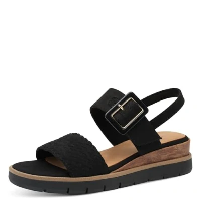 Afbeelding van Marco Tozzi Sandalen zwart Synthetisch Dames Maat 42