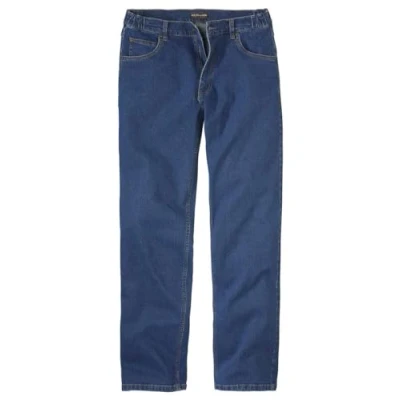 Afbeelding van ATLAS FOR MEN regular jeans gedeeltelijk elastische tailleband stretch voor heren fit herenbroek verkrijgbaar in grote maten, blauw licht