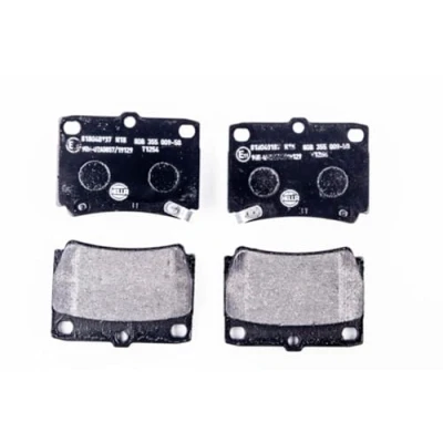 Afbeelding van HELLA 8DB 355 009 501 Remblokkenset Met akoestische slijtagewaarschuwing MITSUBISHI: PAJERO SPORT 1 SUV, 2