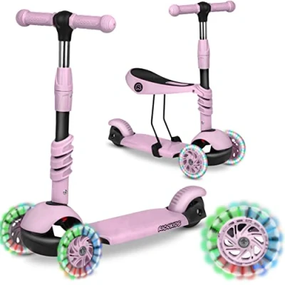 Afbeelding van Ricokids Cubi driewielige scooter roze