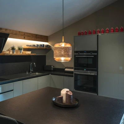 Afbeelding van Hanglamp SLV Pantilo Rope 20, goudkleurig, staal