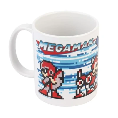 Afbeelding van Grupo Erik Mega Man keramische mok 35 cl / 350 ml 334,5 g 3,74 x 3,15 inch 9,5 8 cm koffiemok theemok coole cadeaus voor gamers accessoires gamingbureau