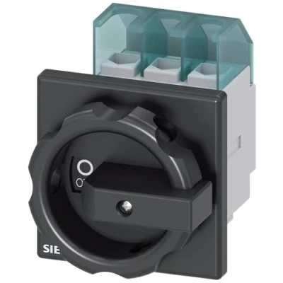 Afbeelding van Siemens 3LD21030TK51 Belastbare scheidingsschakelaar Zwart 3 polig 16 mm² 25 A 690 V/AC