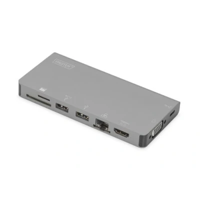 Image de DIGITUS DA 70877 Station d&#039;accueil USB C VGA HDMI GigE