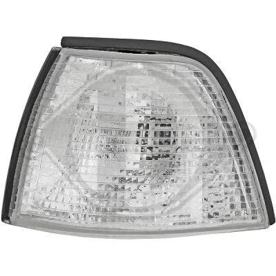 Afbeelding van DIEDERICHS 1213073 Knipperlichten Wit Links Met plastic sockel BMW: 3 Saloon, Touring, Compact