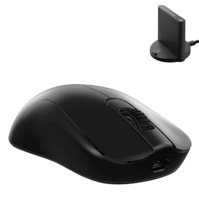Afbeelding van BenQ ZOWIE S2 DW 4K draadloze muis voor e sport, sportwetenschap, verbeterde ontvanger, 65 g, symmetrisch, zonder driver, 3950 sensor, polling snelheid