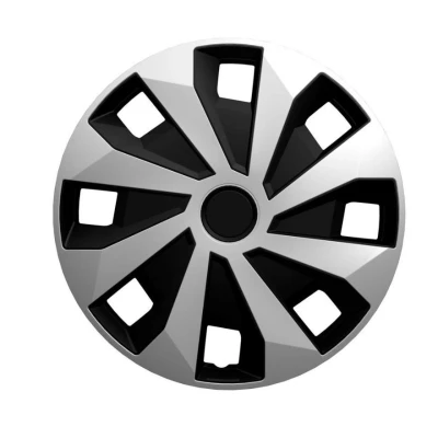 Afbeelding van Bolle wieldoppen VOLVANO Van GTS 16 inch zilver/zwart, voor bestelwagens en campers. Set a 4 stuks in doos (a.u.b. onderstaande tekst lezen!)
