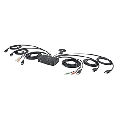 Afbeelding van KVM Schakelaar Startech C2 DH46 UA2 CBL 1,5 m