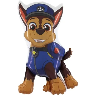 Afbeelding van Toyland® Enorme folieballon 89 cm met Paw Patrol karakter Chase feestballonnen voor kinderen