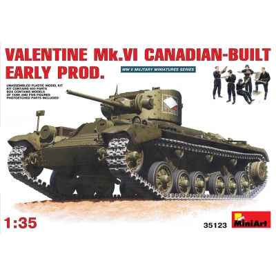 Afbeelding van Miniart Valentine Mk 6. Canadian Built Early (Min35123) modelbouwsets, hobbybouwspeelgoed voor kinderen, modelverf en accessoires