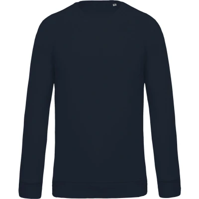 Afbeelding van Kariban Herensweater BIO ronde hals raglanmouwen K480 Navy