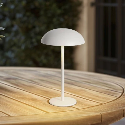 Afbeelding van Arcchio Terraslampen met touchdimmer 1licht Ijzer, plastic H: 9.5 cm wit Inclusief lichtbron