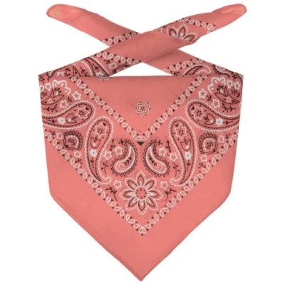 Afbeelding van Lipodo Bandana sjaal Dames/Heren/Kinderen hoofddoek van 100% katoen multifunctionele in één maat (55 x 55 cm) verschillende kleuren draagmogelijkheden, Roze