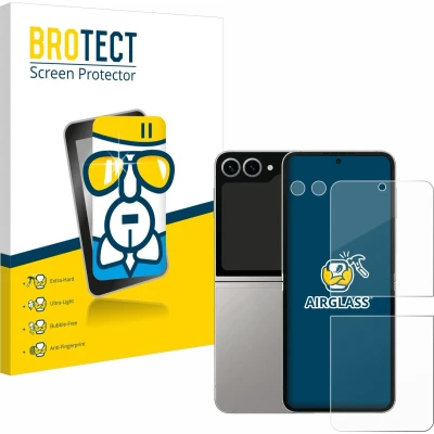Afbeelding van BROTECT Screenprotector voor Samsung Galaxy Z Flip6 (Voor+Camera) Folie Beschermfolie Beschermglas transparant