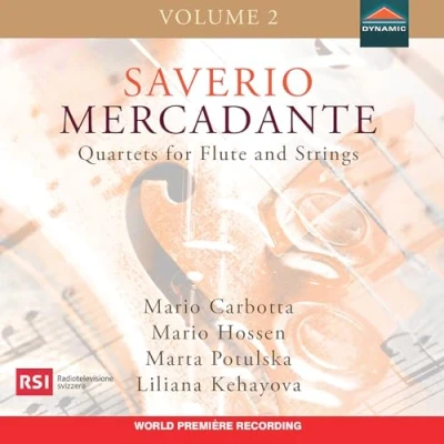 Afbeelding van Mario Carbotta, Hossen, Marta Potulska, Liliana Kehayova Mercadante: Quartets For Flute &amp; Strings, Vol. 2 (CD)