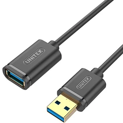 Afbeelding van UNITEK Y C457GBK USB kabel 1 m 3.2 Gen (3.1 1) A zwart