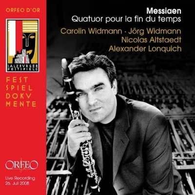 Afbeelding van Nicolas Altstaedt, Carolin Widmann, Jörg Alexander Lonquich Messiaen: Quatuor Pour La Fin Du Temps (CD)