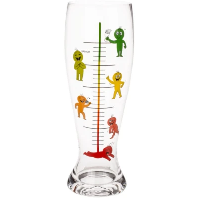 Afbeelding van XXL Bierglas Met Drinkfases