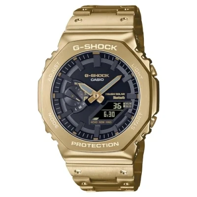 Afbeelding van G Shock heren Horloge GM B2100GD 9AER in de kleur Goud