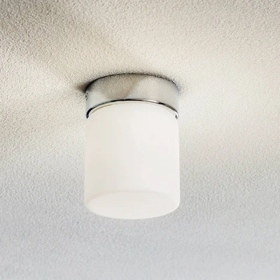 Afbeelding van Helestra Keto LED plafondlamp, cilinder, chroom