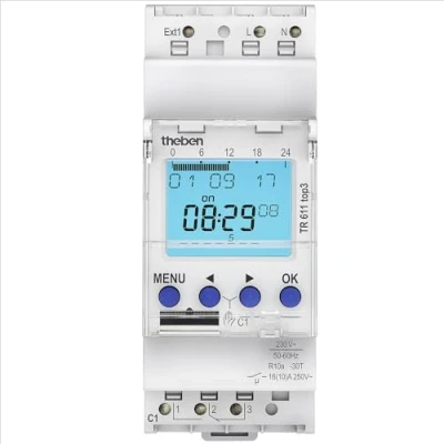 Afbeelding van DIGITALE KLOK 24U/7D 230V 45 6
