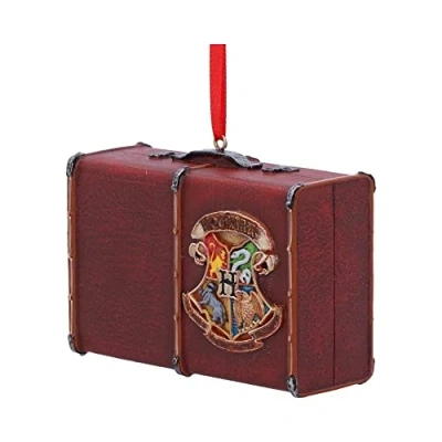 Afbeelding van Nemesis Now Harry Potter Hogwarts Koffer Hangende Kerstboomversiering 8.3cm