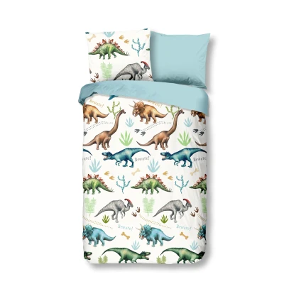 Afbeelding van Good Morning Dino dekbedovertrek 140 x 200/220 cm