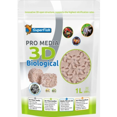 Afbeelding van Superfish Pro Media 3d Filtermateriaal 1000 ml