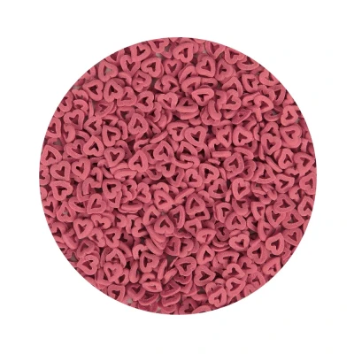 Afbeelding van BrandNewCake Confetti Open Hartjes Rood 500gr.