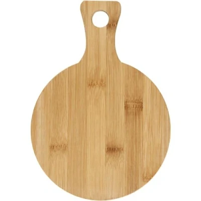 Afbeelding van Snijplank Creotime rond diameter 17cm, lengte 24cm bamboe