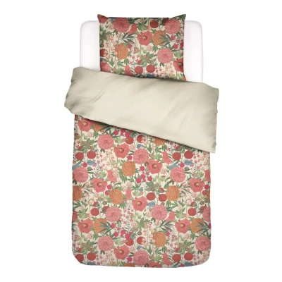 Afbeelding van ESSENZA Florentien Dekbedovertrek Lobster pink Tweepersoons 200x200/220 cm
