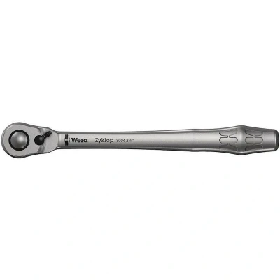 Image de WERA 8004 B Zyklop Clé à cliquet en métal avec levier d&#039;inverseur entraînement 3/8&quot; (3/8&quot; x 222 mm) 05004034001