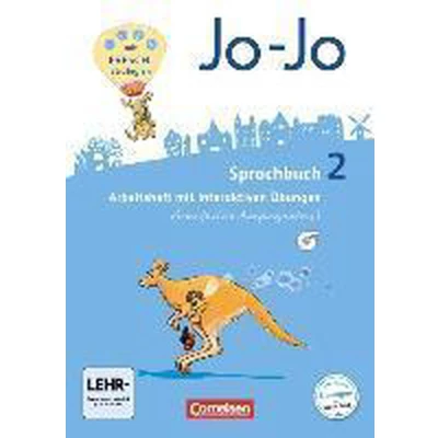 Afbeelding van Jo Sprachbuch Allgemeine Ausgabe 2016 2. Schuljahr: Arbeitsheft in Vereinfachter Ausgangsschrift Mit interaktiven Übungen online und auf CD ROM