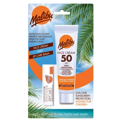Afbeelding van Malibu Face Cream and Lip Care Balm