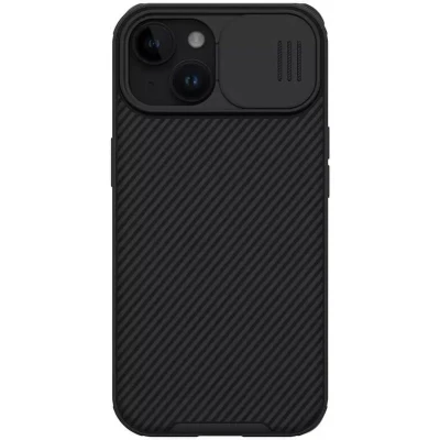 Afbeelding van Nillkin CamShield Hoesje Geschikt voor Apple iPhone 15 Back Cover met Camera Slider Zwart