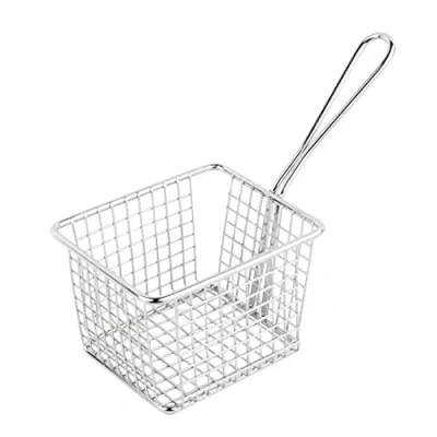 Afbeelding van Olympia RVS fritesmandje groot