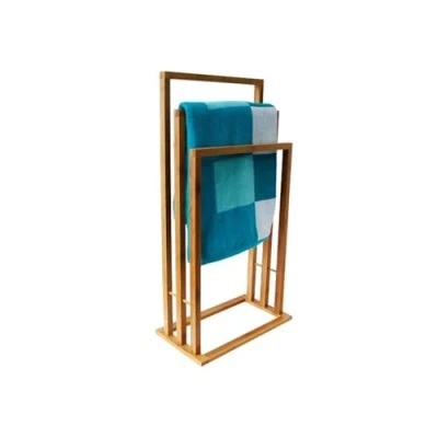Image de Porte serviettes 3 barres en bambou