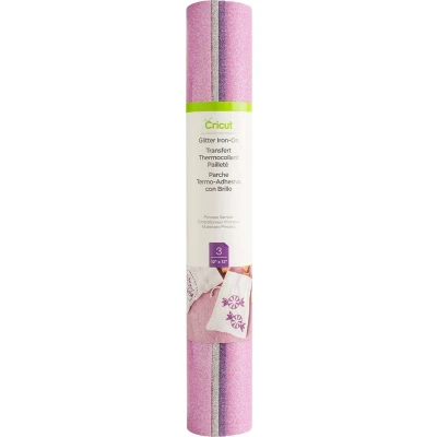 Afbeelding van Cricut Iron On met Glitters 30x30cm Princess (3 vellen)