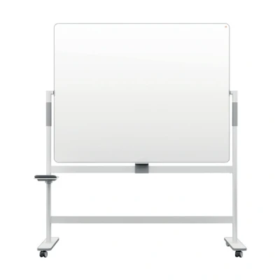 Image de Tableau blanc mobile pivotant Move&amp;Meet 1500x1200mm Nobo