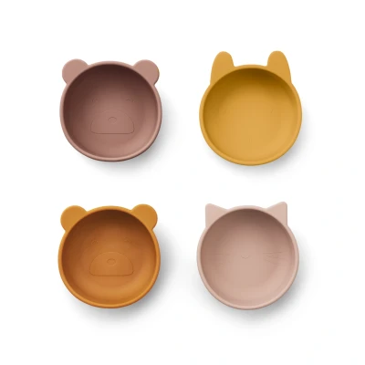Afbeelding van Liewood Siliconen Snack Bakjes Iggy Rose Mix