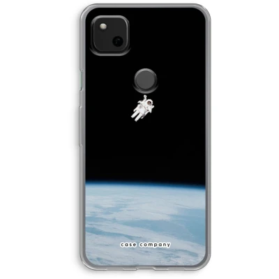 Afbeelding van Case Company® hoesje geschikt voor Google Pixel 4a Alone in Space Soft Cover Telefoonhoesje Bescherming aan alle Kanten en Schermrand