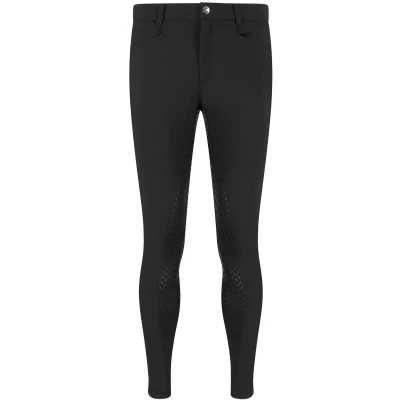 Afbeelding van Kentucky Horsewear Rijbroek Mexico Heren Full Grip 4 Way Stretch Zwart Maat 52 Slim Fit &amp; Ademend