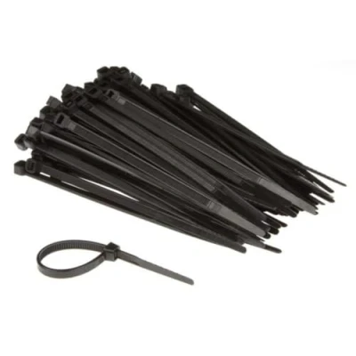 Afbeelding van Set met nylon kabelbinders 4.6 x 120 mm zwart (100 st.) Velleman